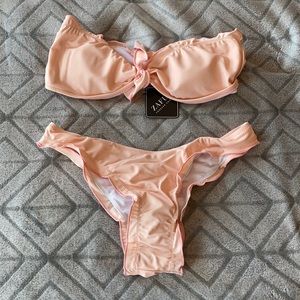 Zaful strapless bikini